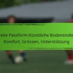 Breite Passform Künstliche Bodenstollen: Komfort, Grössen, Unterstützung