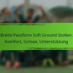 Breite Passform Soft Ground Stollen: Komfort, Grösse, Unterstützung