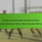 Budget Kunstrasen-Stollenschuhe: Erschwinglichkeit, Wert, Wesentliche Merkmale