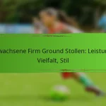Erwachsene Firm Ground Stollen: Leistung, Vielfalt, Stil
