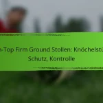 High-Top Firm Ground Stollen: Knöchelstütze, Schutz, Kontrolle