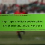 High-Top Künstliche Bodenstollen: Knöchelstütze, Schutz, Kontrolle