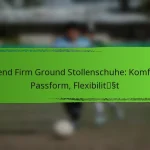 Jugend Firm Ground Stollenschuhe: Komfort, Passform, Flexibilität
