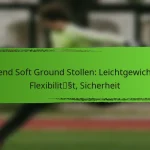 Jugend Soft Ground Stollen: Leichtgewichtig, Flexibilität, Sicherheit