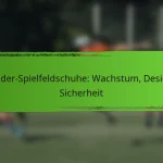 Kinder-Spielfeldschuhe: Wachstum, Design, Sicherheit
