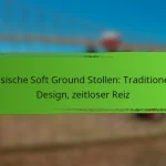Klassische Soft Ground Stollen: Traditionelles Design, zeitloser Reiz