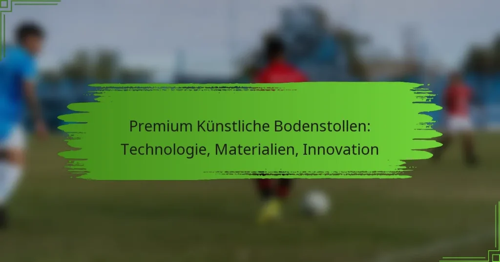 Premium Künstliche Bodenstollen: Technologie, Materialien, Innovation