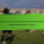 Vielseitige Firm Ground Stollen: Mehrflächenanwendung, Anpassungsfähigkeit, Design