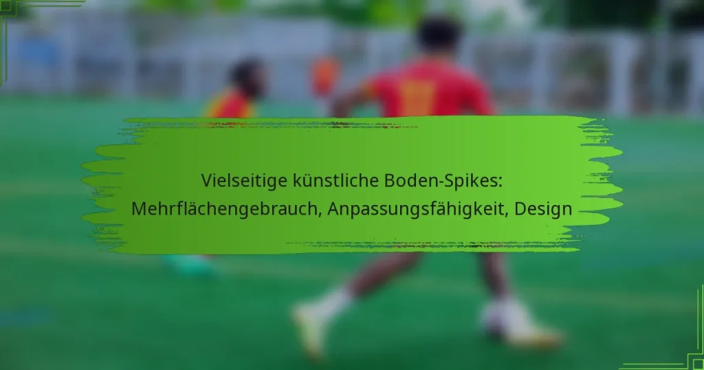 Vielseitige künstliche Boden-Spikes: Mehrflächengebrauch, Anpassungsfähigkeit, Design