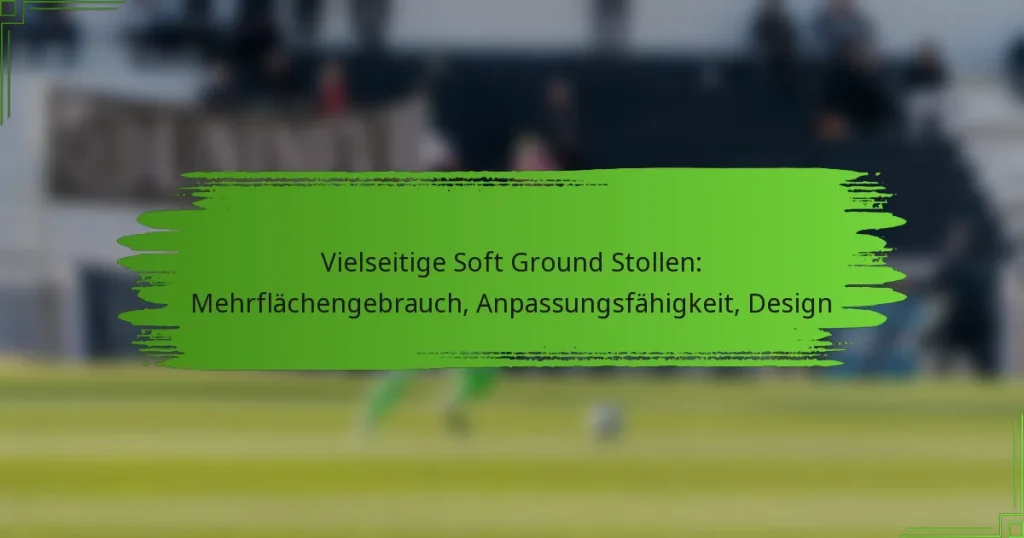 Vielseitige Soft Ground Stollen: Mehrflächengebrauch, Anpassungsfähigkeit, Design
